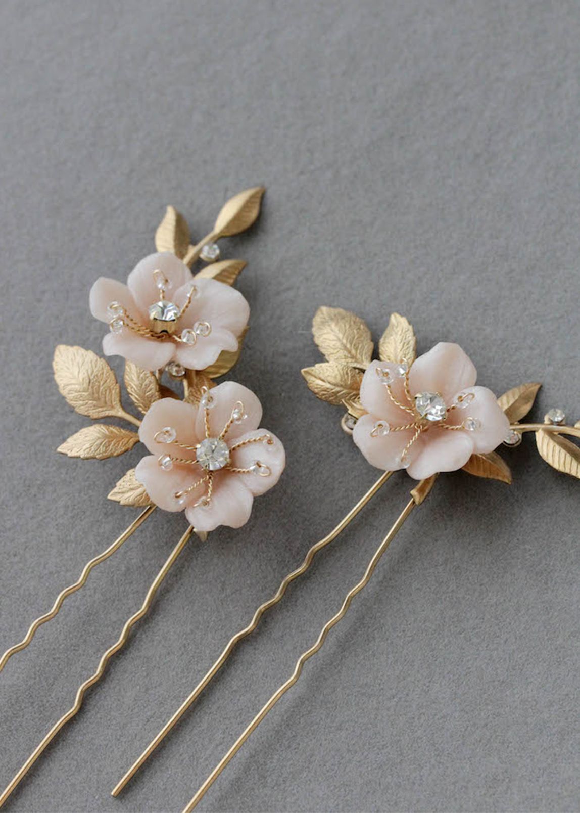 how to make flower hair pins