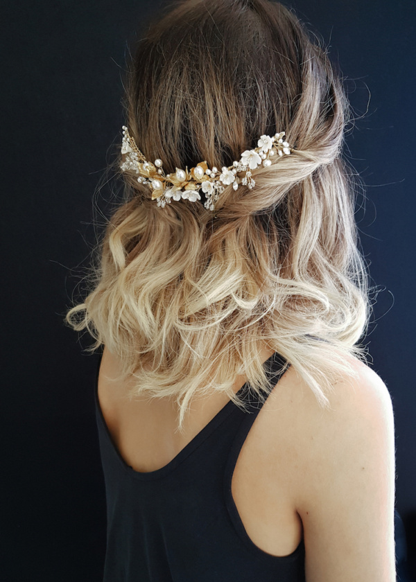 24 gorgeous messy wedding updos - TANIA MARAS | bridal headpieces ...