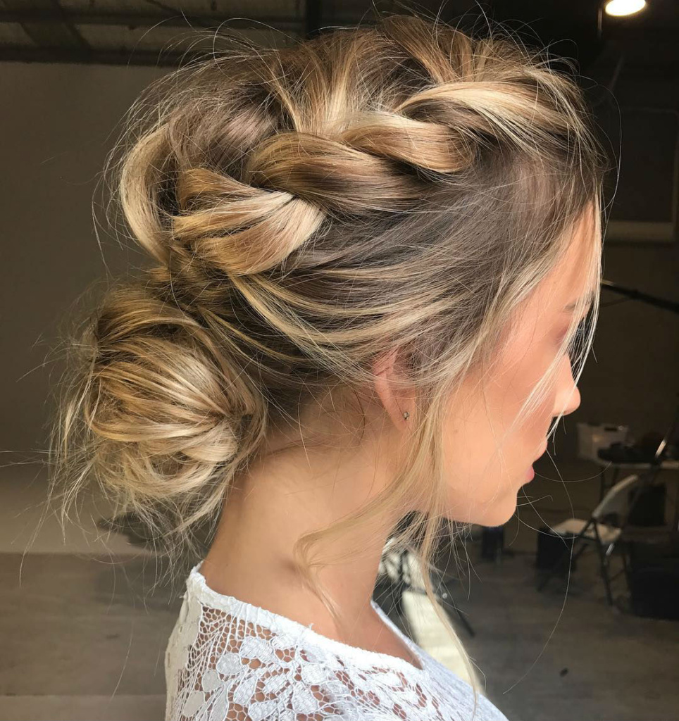 modern updo hairstyle trend
