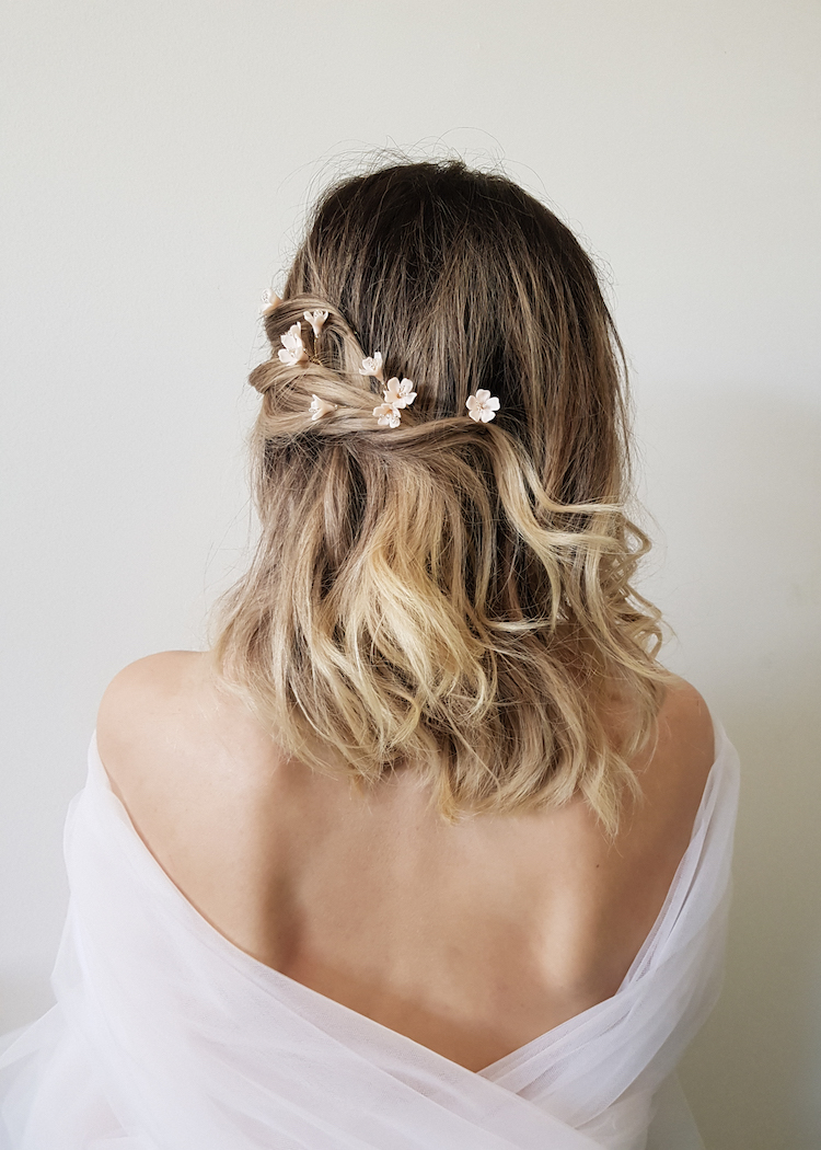 POSY  Floral hair pins - TANIA MARAS BRIDAL