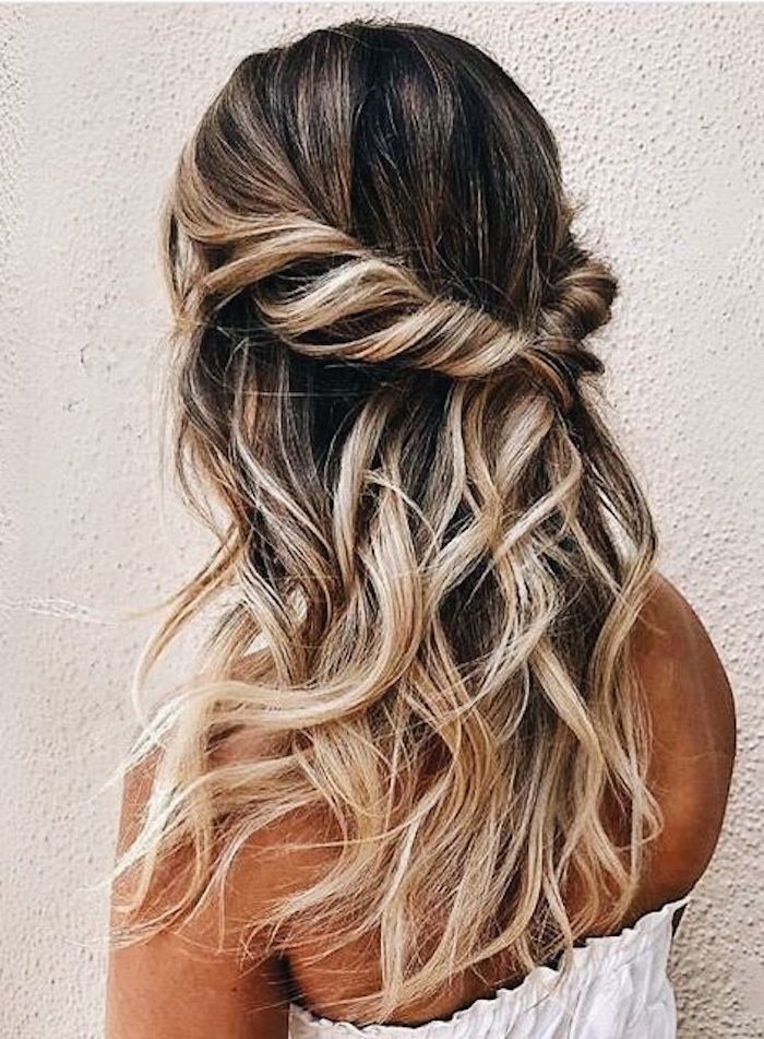 35 Half Up Half Down Wedding Hairstyles for 2023  HMP