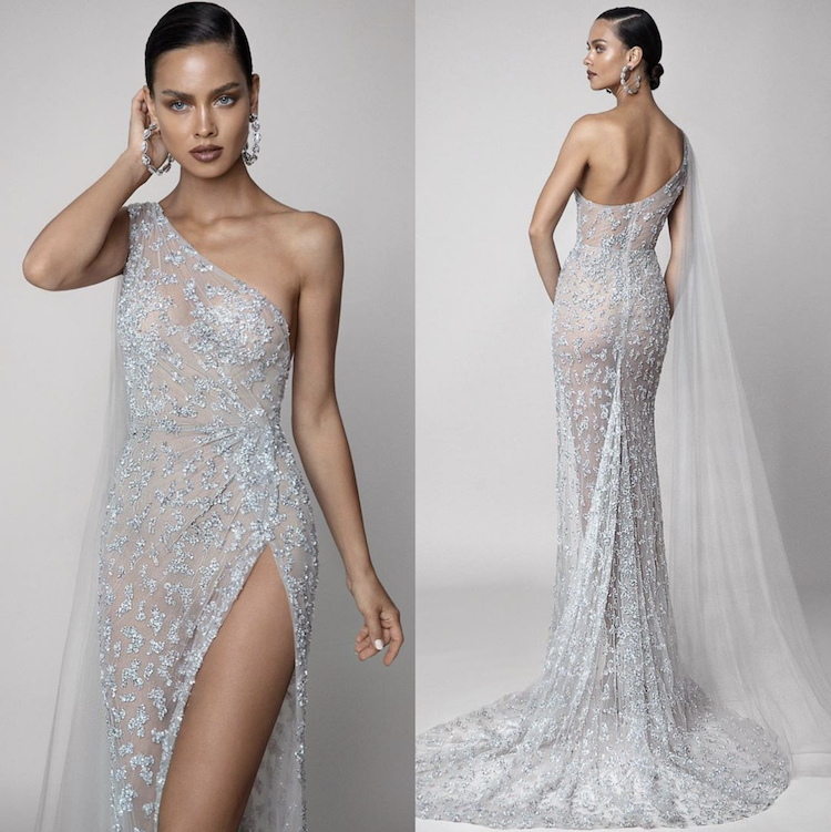 One Shoulder Wonders: Wedding Gowns with Asymmetrical Beauty