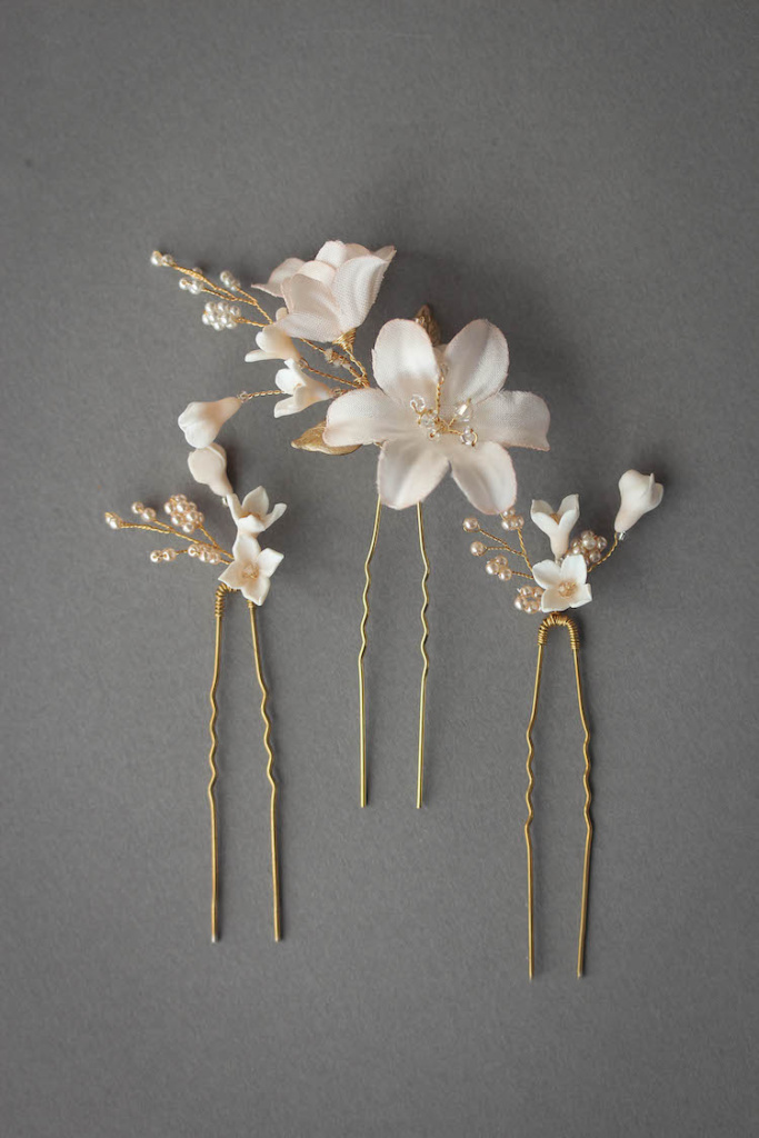 5 exquisite wedding hair pins for the fuss-free bride - TANIA MARAS ...