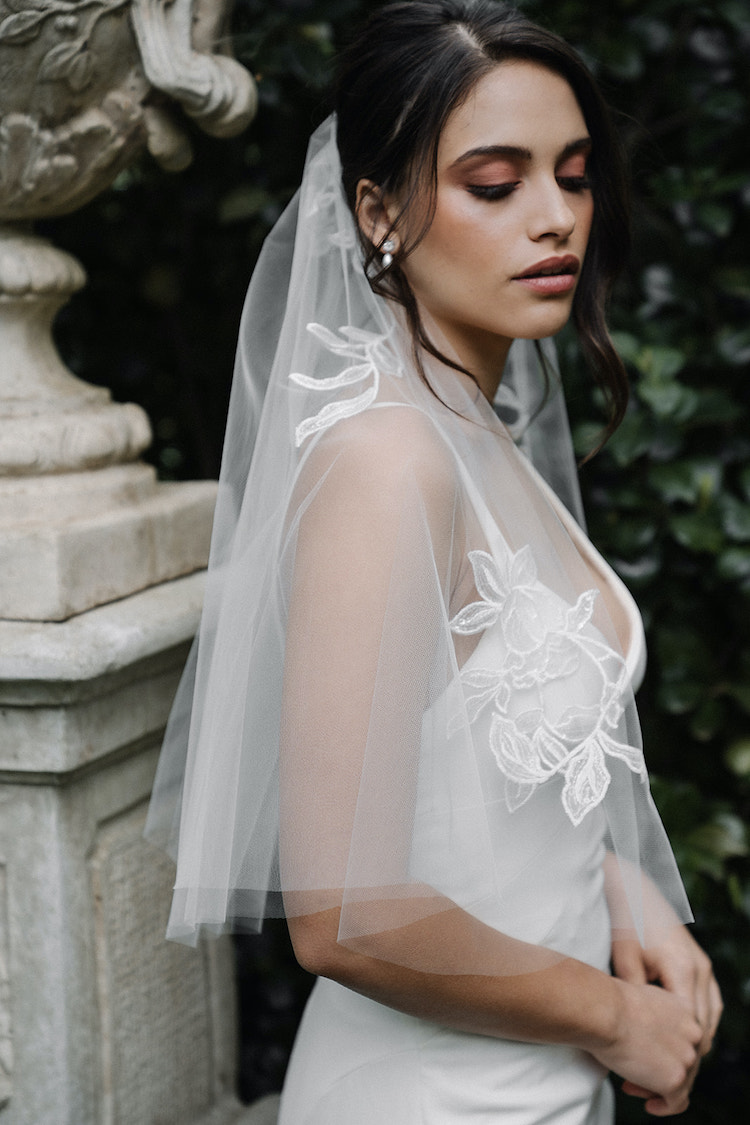 Your guide to styling a short wedding dress with a veil_5 - TANIA MARAS