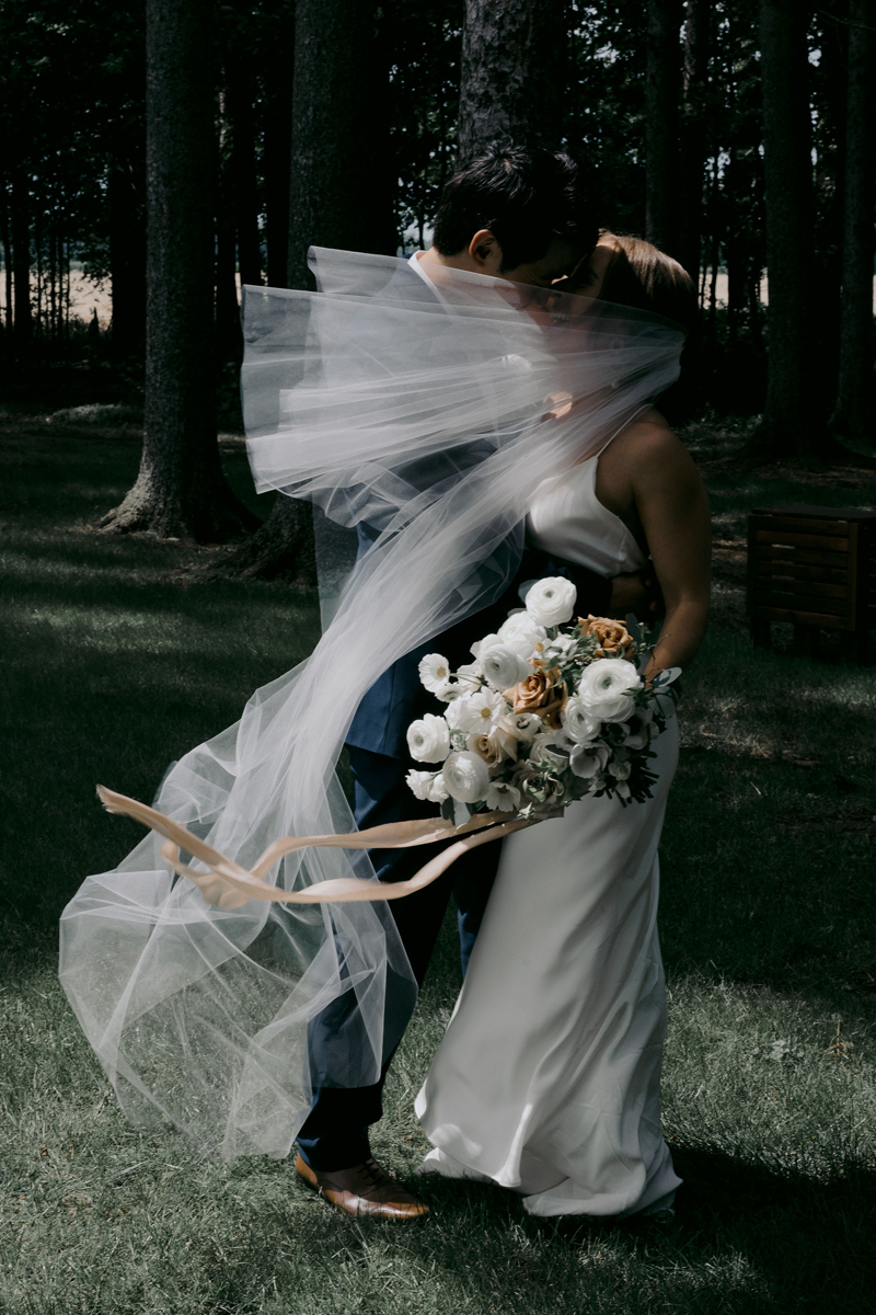Crystal Drop Veil Rain  Floraljewellery Bridal