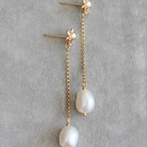 Bella Pearl Drop Earrings 1