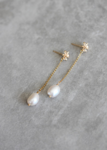 Bella Pearl Drop Earrings 2