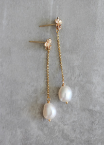 Bella Pearl Drop Earrings 4