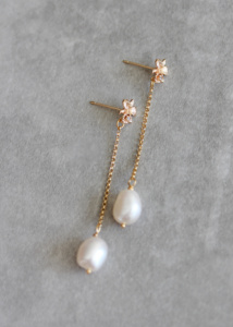 Bella Pearl Drop Earrings 5