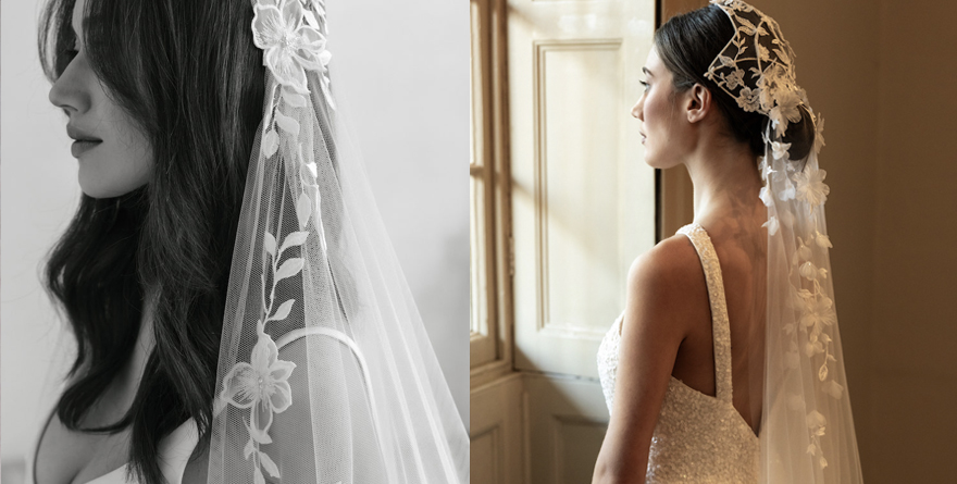 Champagne wedding dress accessories - TANIA MARAS