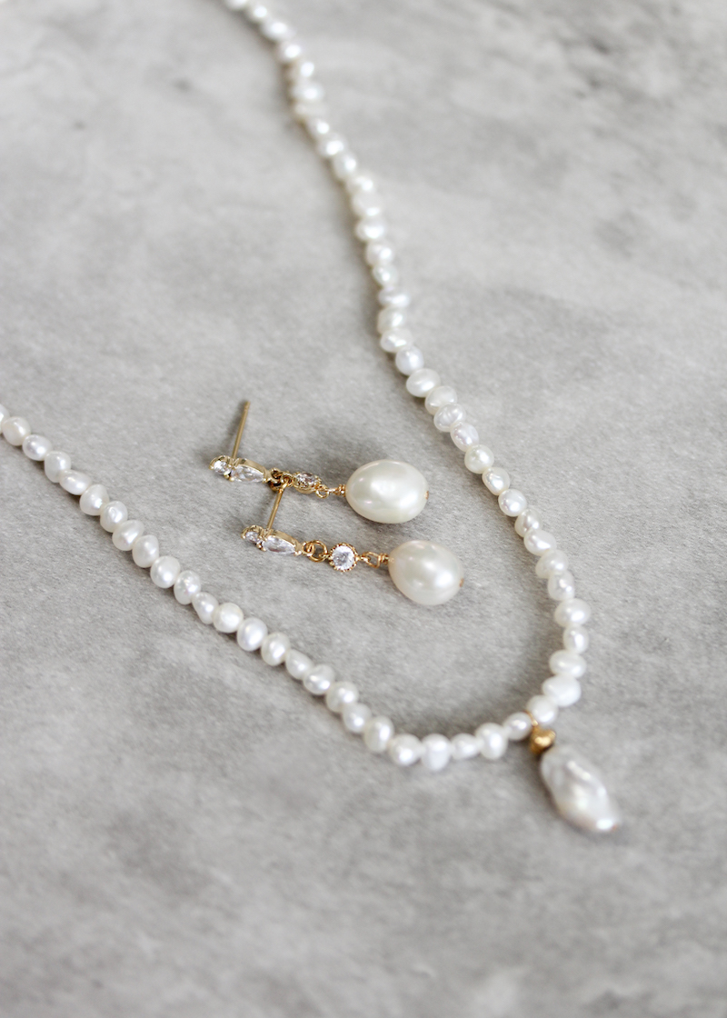 Lourdes Pearl Drop Earrings 3