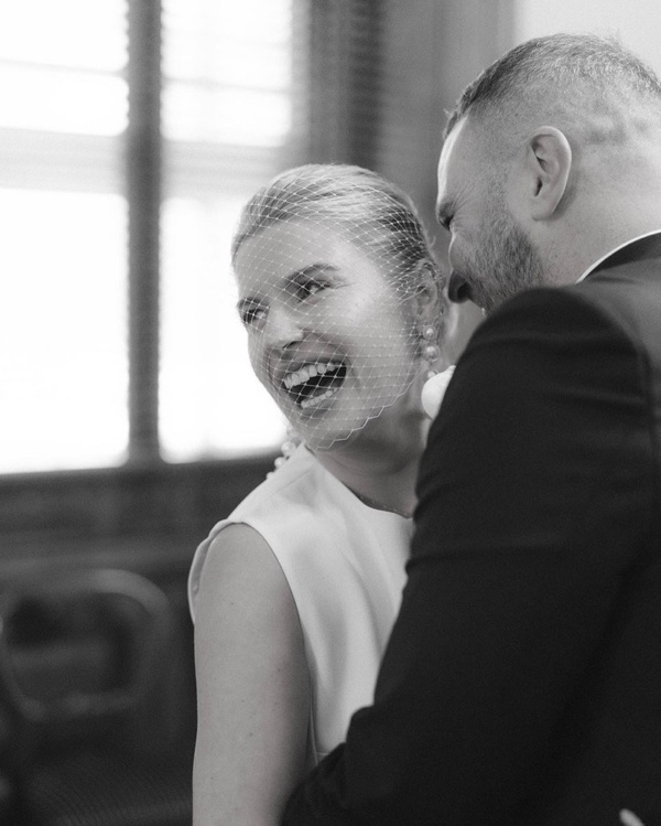 Bride Amy Wears Parker Birdcage Veil 2.jpg