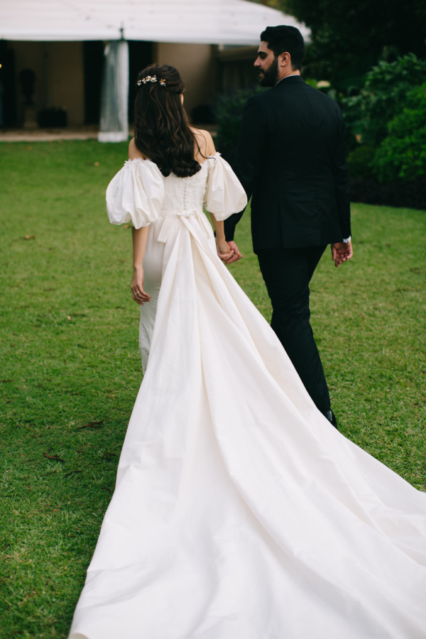 Bride Carmen Wearing Meadow Hair Pins In Gold 3.jpg