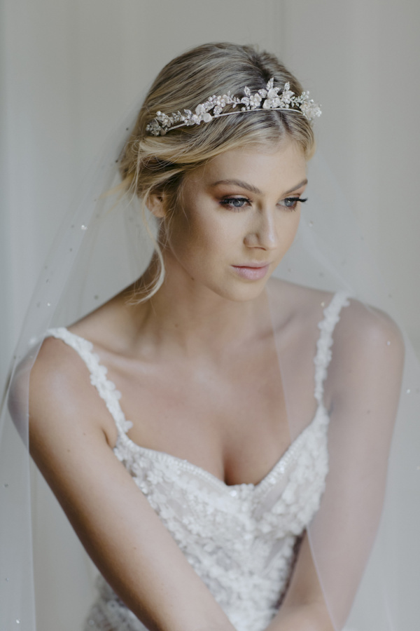 CASHMERE crystal bridal tiara