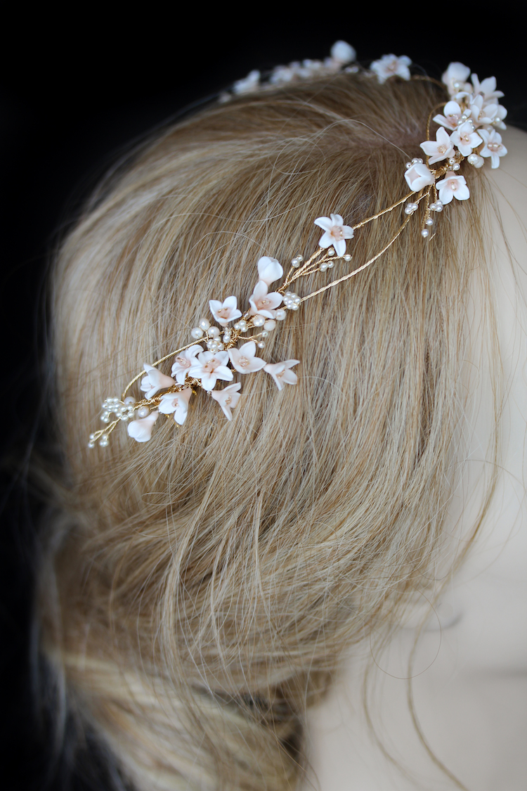 CLEMENTINE | bridal halo | TANIA MARAS BRIDAL