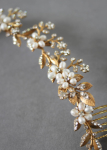 Enchanted Floral Headpiece In Gold 4.jpg