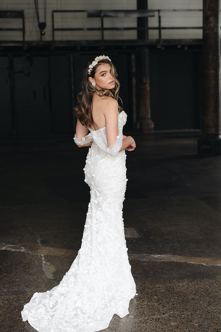 EVELEIGH | Floral bridal headband | TANIA MARAS BRIDAL