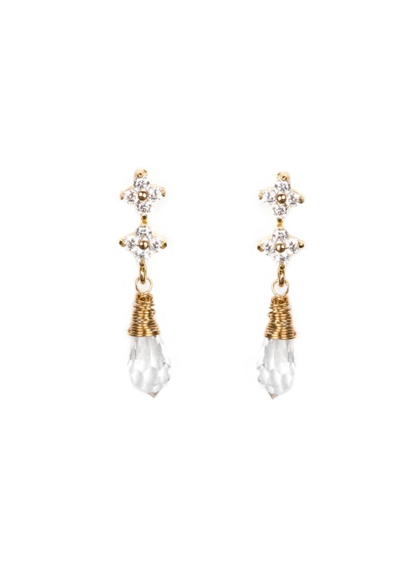 George Crystal Drop Wedding Earrings 1.jpg