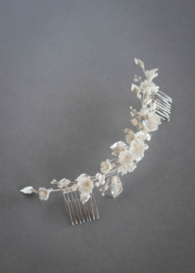 Lyric Floral Headpiece In Silver And Ivory 4.jpg