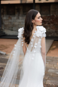 PEONY floral bridal wings