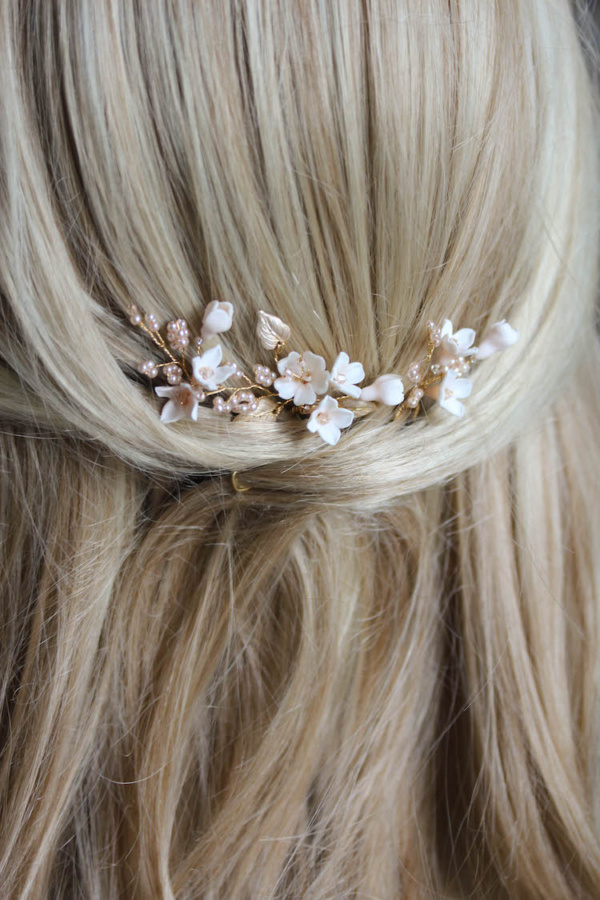 Petite Pins Blush And Pale Gold Floral Hair Pins 6.jpg