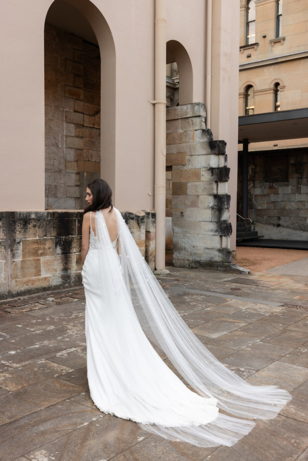 SWAY bridal cape