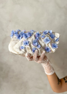 Isabella Blue Wedding Clutch 1