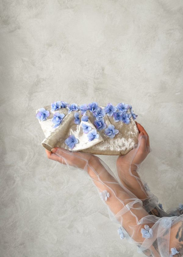 Isabella Blue Wedding Clutch 9