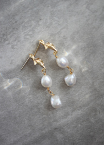 Matteo Grey Pearl Earrings 6