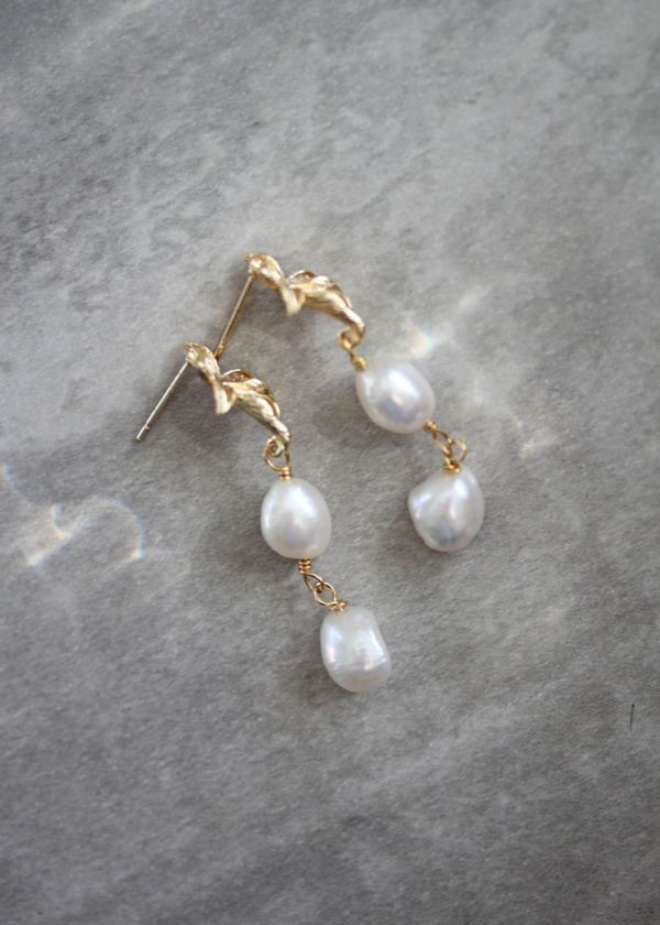 Matteo Grey Pearl Earrings 6