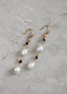 Valli Blue Bridal Earrings 2