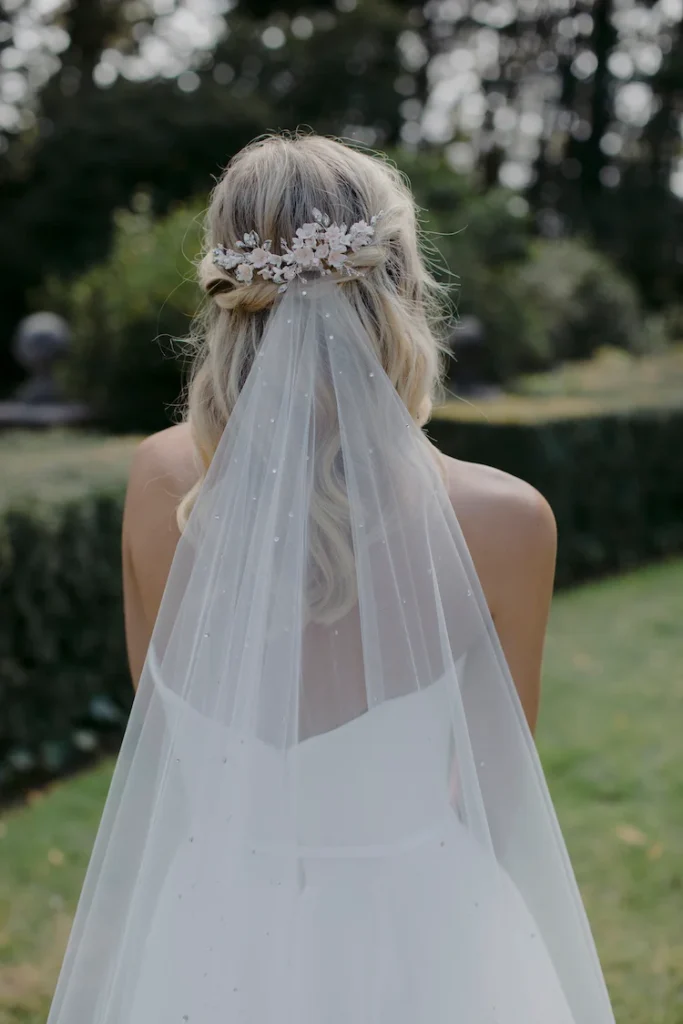 Wisteria Blush Wedding Headpiece 1