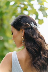 Arabella Blue Bridal Headpiece 5