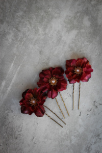 Baci Flower Hair Pins 4