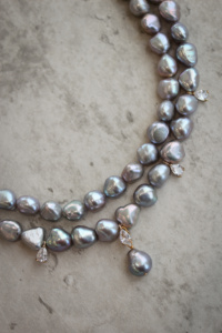 Ezra Double Pearl Necklace 2