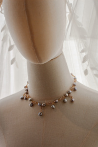 Martini Pearl Bridal Necklace 8