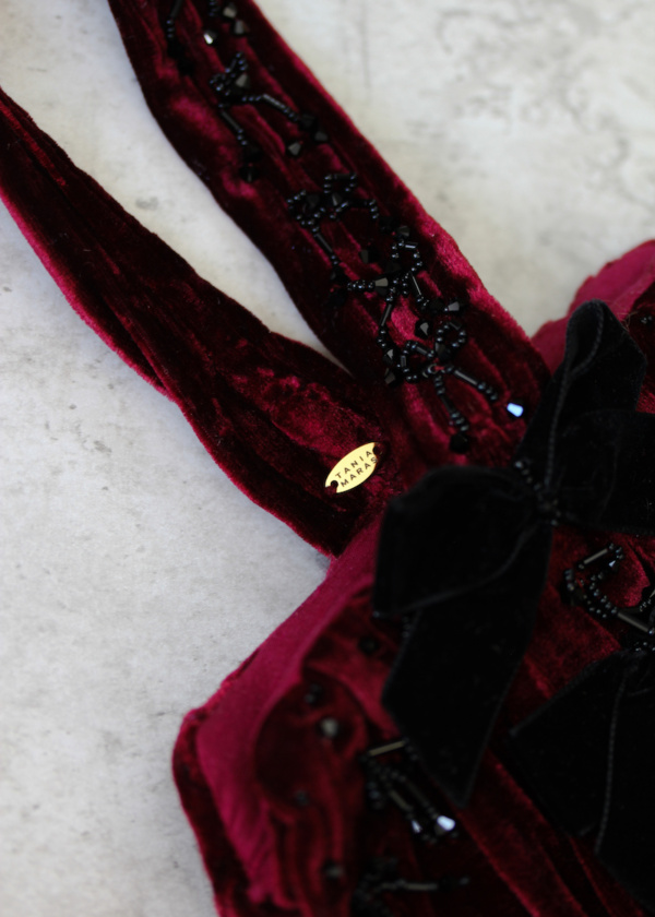 Opera Maroon Embellished Clutch 10