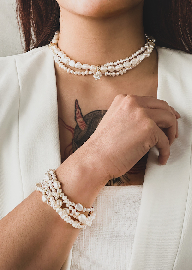 Portia Pearl Choker 1