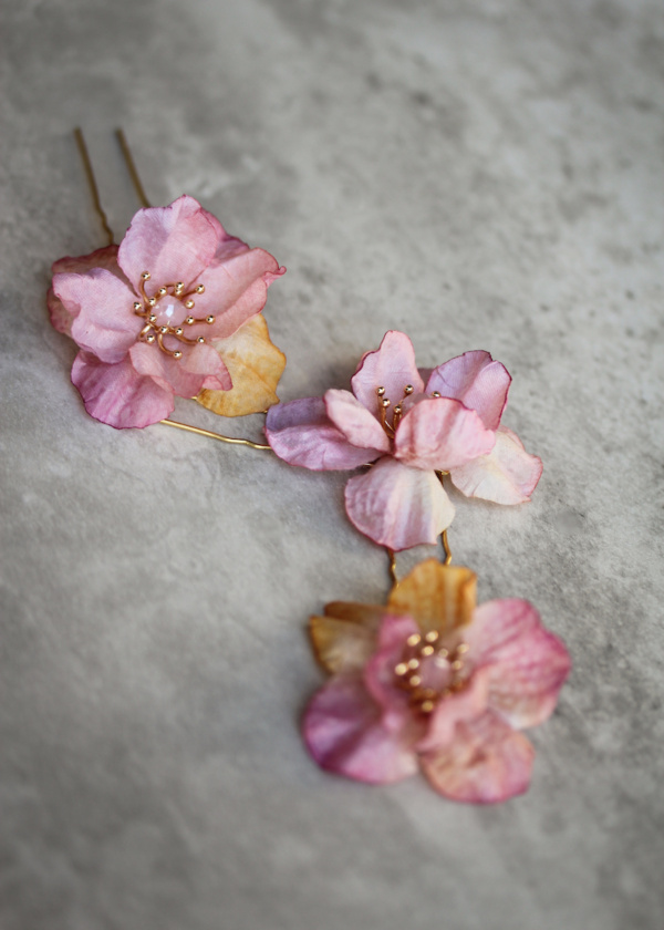 Rhapsody Floral Hair Pins 2