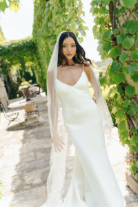 SOMERSET champagne wedding veil 3