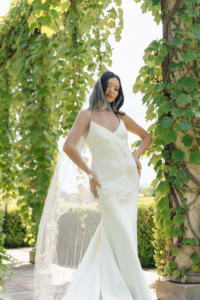 SOMERSET champagne wedding veil 8