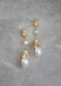 Galia Pearl Bridal Earrings 1