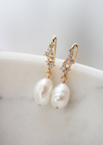 Tasman Pearl Bridal Earrings 4