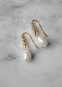 Tasman Pearl Bridal Earrings 6