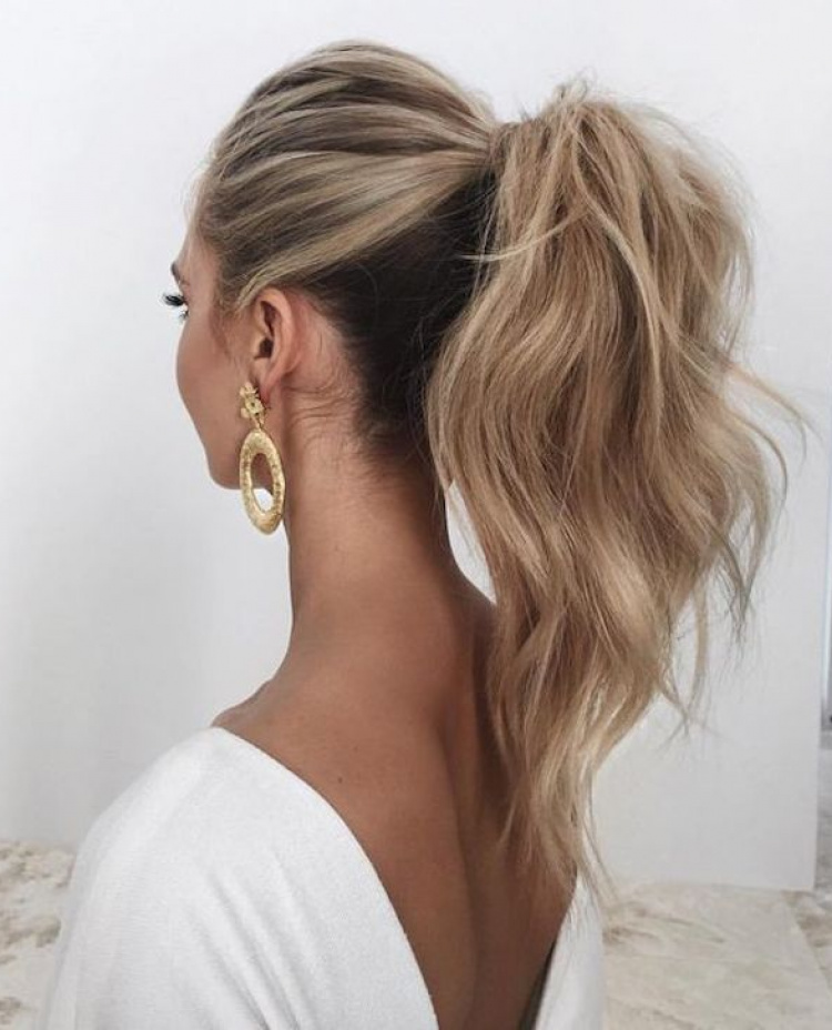 2018 Wedding Hairstyles Ponytail