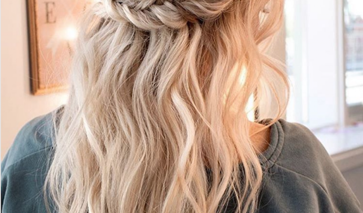 37 Beautiful Half Up Half Down Hairstyles Braided 7