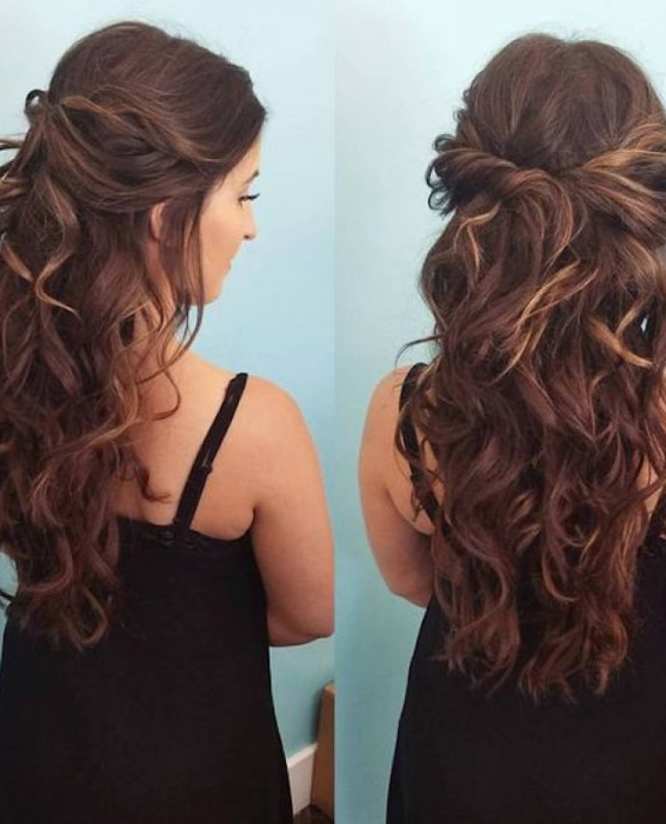 37 Beautiful Half Up Half Down Hairstyles Twisted Hair 11