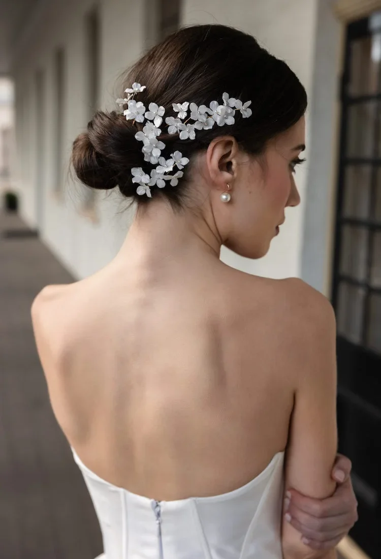 Avalon Floral Bridal Hair Pins 1