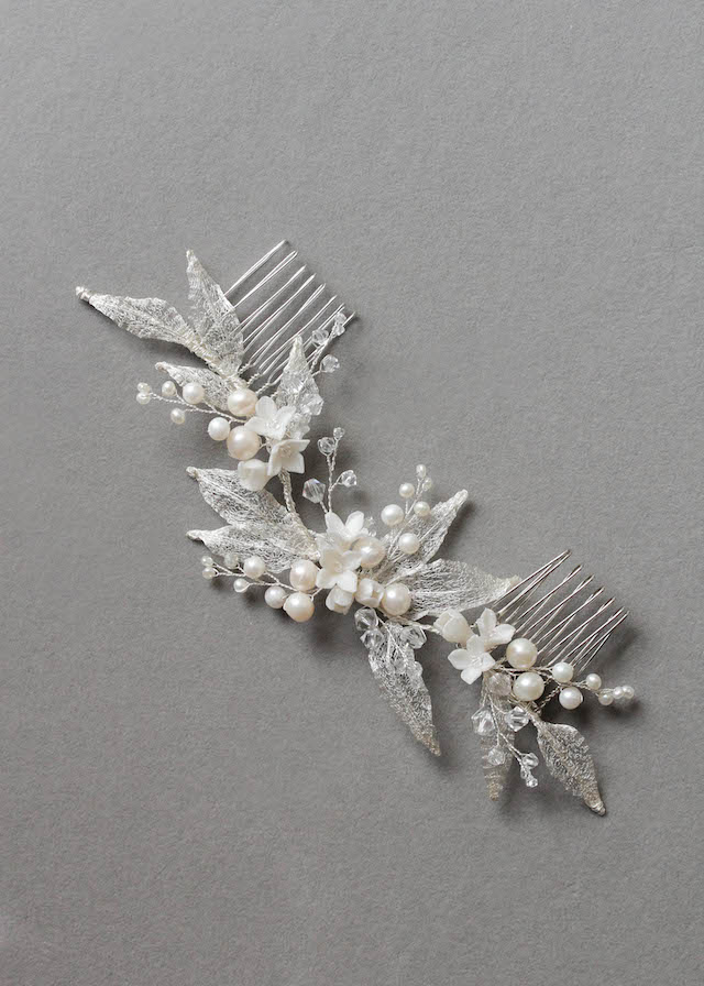 Bespoke For Claire Wild Willows Wedding Headpiece With Pearls 1.jpg