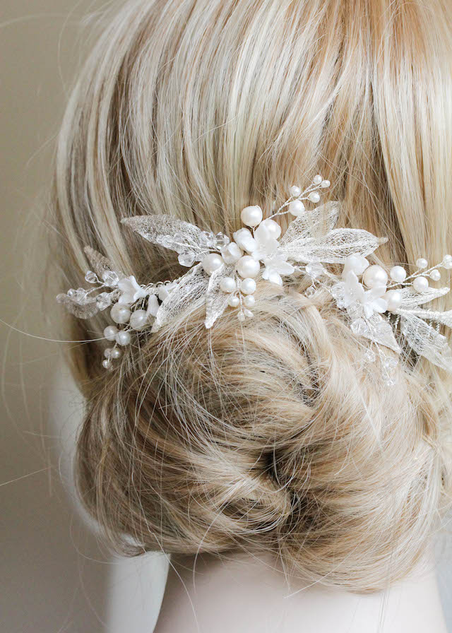 Bespoke For Claire Wild Willows Wedding Headpiece With Pearls 6.jpg